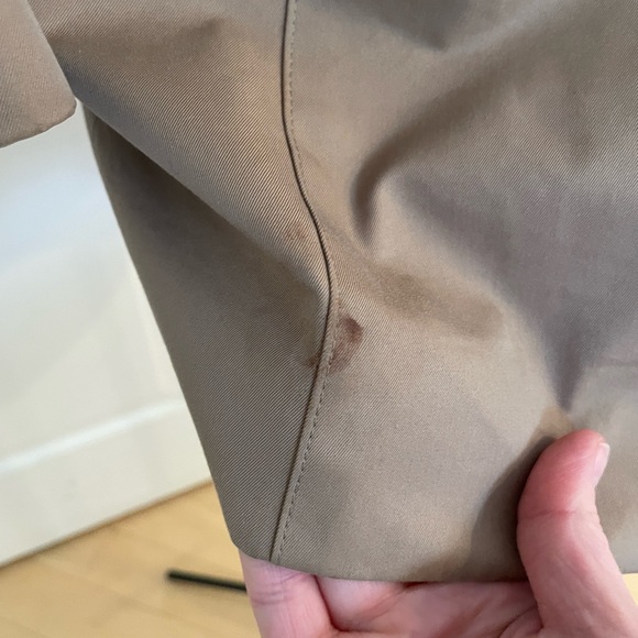 Brooks Brothers Water Repellent Trench Coat With Zip-Out Lining Size 6 - Picture 5 of 16